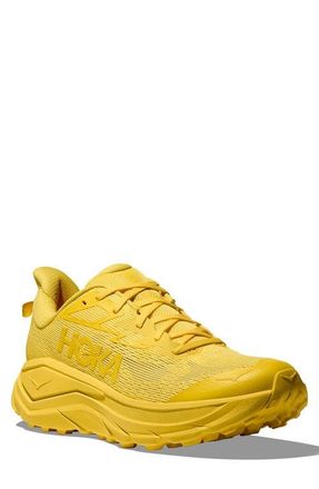 Hoka One One Challenger 8 Trail Running Shoe in Electric Lemon /Electric at Nordstrom, Size 10.5
