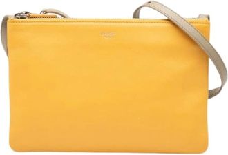 Celine Pre-owned Cross Body Bags, female, Yellow, Size: ONE SIZE Pre-owned Vintage Crossbody Bag