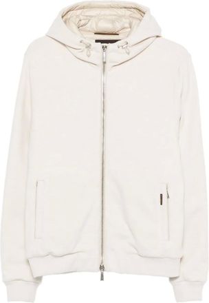 Moorer Giacca con cappuccio e zip - Toni neutri