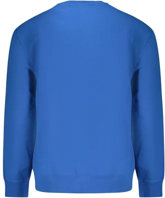 Calvin Klein Logo-Embroidered Cotton Sweatshirt - Blue