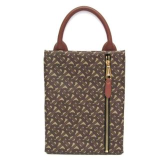 Burberry Pre-owned TB Monogram Clutch Bag - Heren - Pre-owned - Bruin - Maat: ONE Size