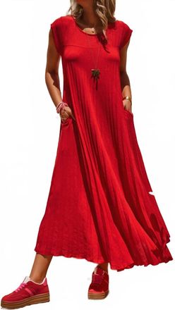 Sundays Elisa Dress In Rouge
