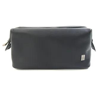 Dunhill Black Leather Pouch (Pre-Owned)