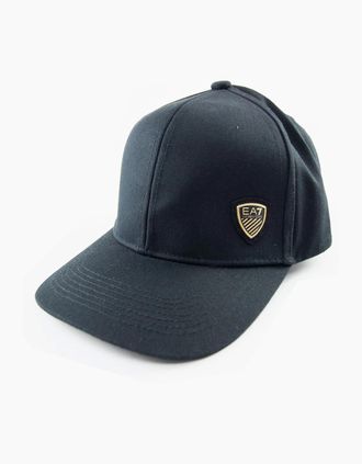 Emporio Armani Mens Ea7 Soccer Baseball Cap Black - Size: OS