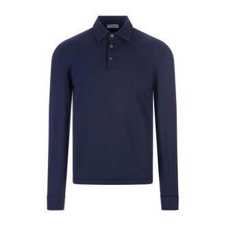 Fedeli Polo Shirts, male, Blue, M, Polo Shirt
