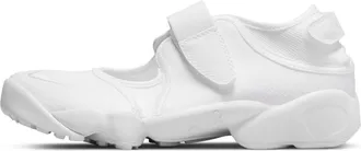 Nike Womens Air Rift Breathe Shoes in White | DN1338-100
