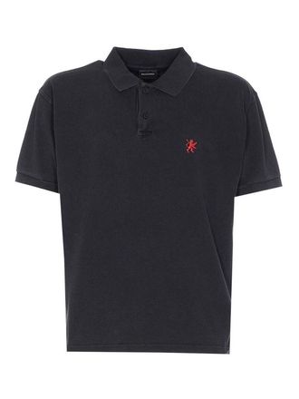Balenciaga Washed Black Stardan Polo