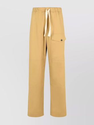 Dries Van Noten cotton wide-leg trousers
