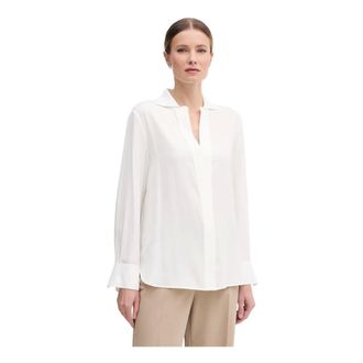 Marc Aurel Dames, Blouses & Shirts, Wit, Maat: XL Viscose