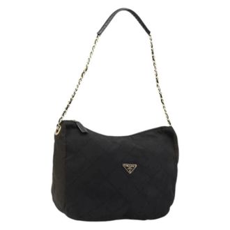 Prada Pre-owned Shoulder Bags, female, Black, Size: ONE SIZE Pre-owned Vintage Shoulder Bag