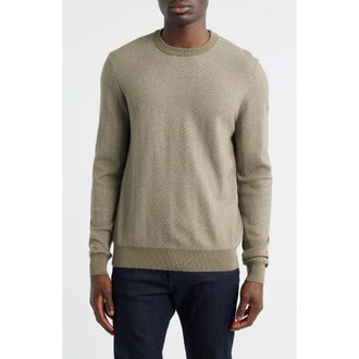 BOSS Habito Wool Sweater in Open Brown at Nordstrom Rack, Size Xx-Large