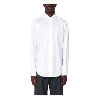 Xacus Long Sleeve Travel Shirt - male - Xacus - Formal Shirts - White - M - Shirts