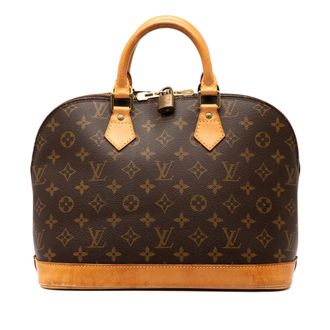 Louis Vuitton Pre-owned Womens Monogram Alma Pm - Brown Textile - One Size