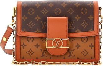 Louis Vuitton Brown Reverse Monogram Canvas Dauphine Mm