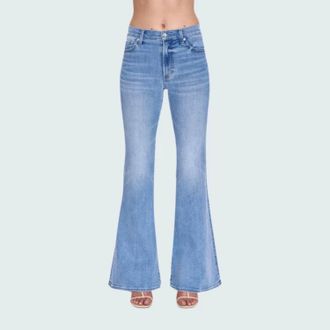 Pistola Denim Kinsley Mid Rise Ultra Flare In Captivate