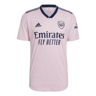 adidas Mens adidas Logo Alphabet Printing Ribbed V Neck Short Sleeve Pink T-Shirt HF0710
