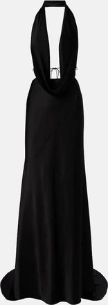 Alex Perry Abito lungo in crêpe di raso