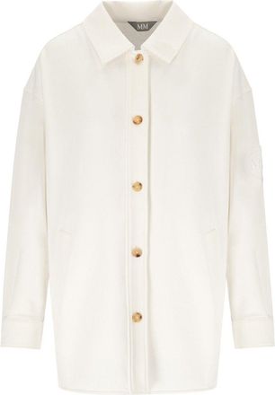 Max Mara GIACCA CAMICIA COMMA BIANCA MM MAX MARA