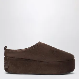 Balenciaga Sabot con plateau Alaska Soft marrone spresso