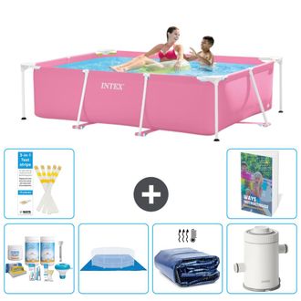 Intex Piscina Con Estructura Rectangular - 220x150x60 Cm - 7-piezas S115
