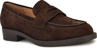 Nine West Berg Penny Loafer in Dark Brown at Nordstrom, Size 8.5