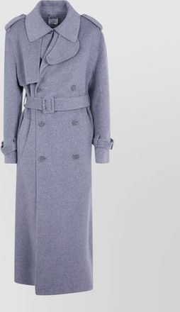 SIMKHAI wool belted long coat