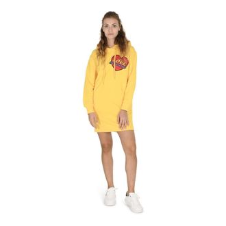 Moschino Short Dresses, female, Yellow, 2XL, Yellow Cotton Dress Stylish Model