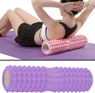 Trade Shop Trade Shop - Rodillo De Fitness Pilates Tubo De Espuma Ejercicios Gimnasio Yoga Masaje Atr&aacute;s 45x13