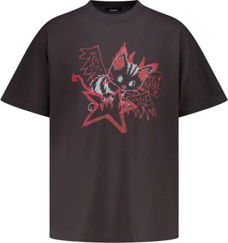 We11done graphic-print T-Shirt - Grey