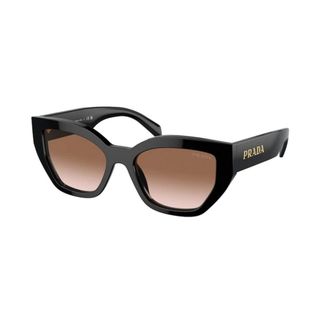 Prada Sunglasses, female, Black, 53 MM, Cat-eye Sunglasses