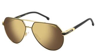 Carrera Polarized Gold High Contrast Antireflex Pilot Mens Sunglasses CARRERA 1067/S 0I46/YL 62