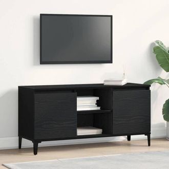 vidaXL Vidaxl - Mobile tv Nero 102 x 35 x 50 cm Legno multistrato