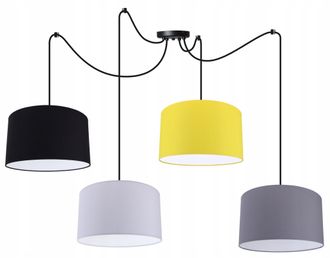 OEM L&aacute;mpara De Techo Colgante Spider, Pantalla, Colores Led