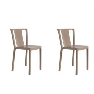 Resol Neutra Set 2 Silla Interior, Exterior Chocolate
