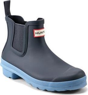 Hunter Original Waterproof Chelsea Rain Boot in Hunter Navy at Nordstrom Rack, Size 5