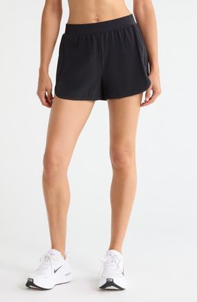 Beyond Yoga Go Retro Shorts in True Black at Nordstrom, Size X-Large