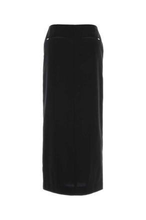 Herno Gn00016dl12847 9300 Nero Exterior: Polyester Cotton Gonne Skirt