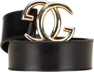 Gucci Pre-owned Belts, female, Black, Size: ONE SIZE Pre-owned Vintage Leather Belt