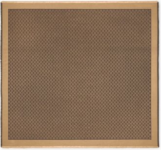 Gucci WOOL AND SILK SHAWL GG - Gucci - Woman