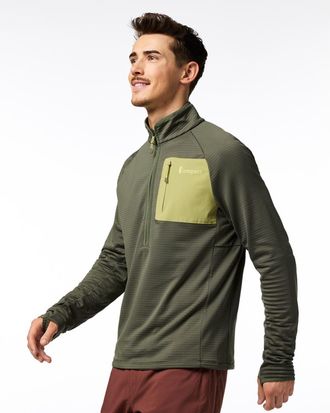 Cotopaxi Otero Fleece Half-Zip Pullover - Mens in Fatigue at Nordstrom, Size X-Large
