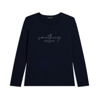 Freddy T-shirt a maniche lunghe con scritta Something Amazing