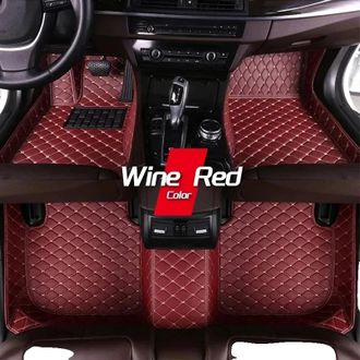 OEM Tappetini Per Auto, In Lussuosa Pelle Sintetica, Impermeabili E Antiscivolo, Set Di 3 Tappetini - 11