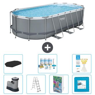 Bestway Piscina Bestway Power Steel Oval - 549x274x122 Cm - 8-piezas S536