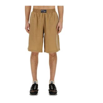 Family Fir$t Milano Hombre, Pantalones cortos, Beige, Talla: M