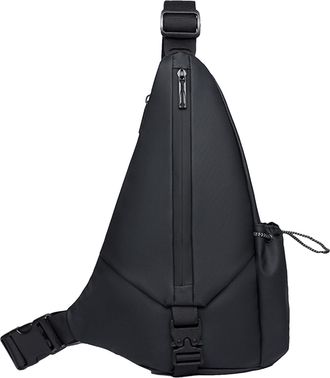 Generic Men Waterproof Bag,Men Bag | Motorcycle Chest Bag | Single Strap Waterproof Backpack, Triangle Over Shoulder Backpack for Outdoor Sports L