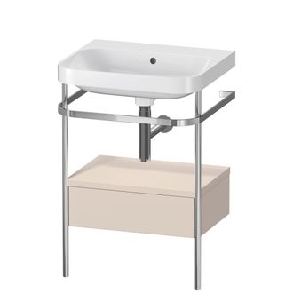 Duravit Set C-bonded Duravit Happy D.2 Plus Con Consola Met&aacute;lica Y Caj&oacute;n