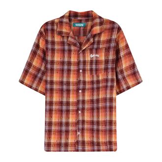Barrow Barrow Shirts Multi Colour - Heren - Korte mouwen Overhemden - Veelkleurig - L - Katoen - Overhemden
