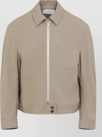 Celine cotton single breasted coat