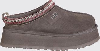 UGG Mules Tazz II in pelle scamosciata con suola platform e cuciture a contrasto