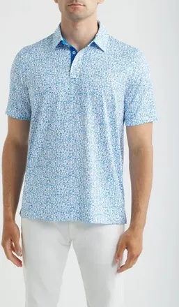 Johnston & Murphy XC+ Performance Game Day Polo in Royal at Nordstrom, Size Xxx-Large